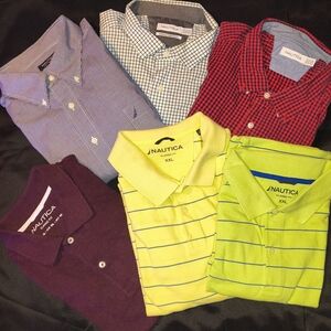 Nautica Men's Polo Shirts And Button Downs - Assorted Colors